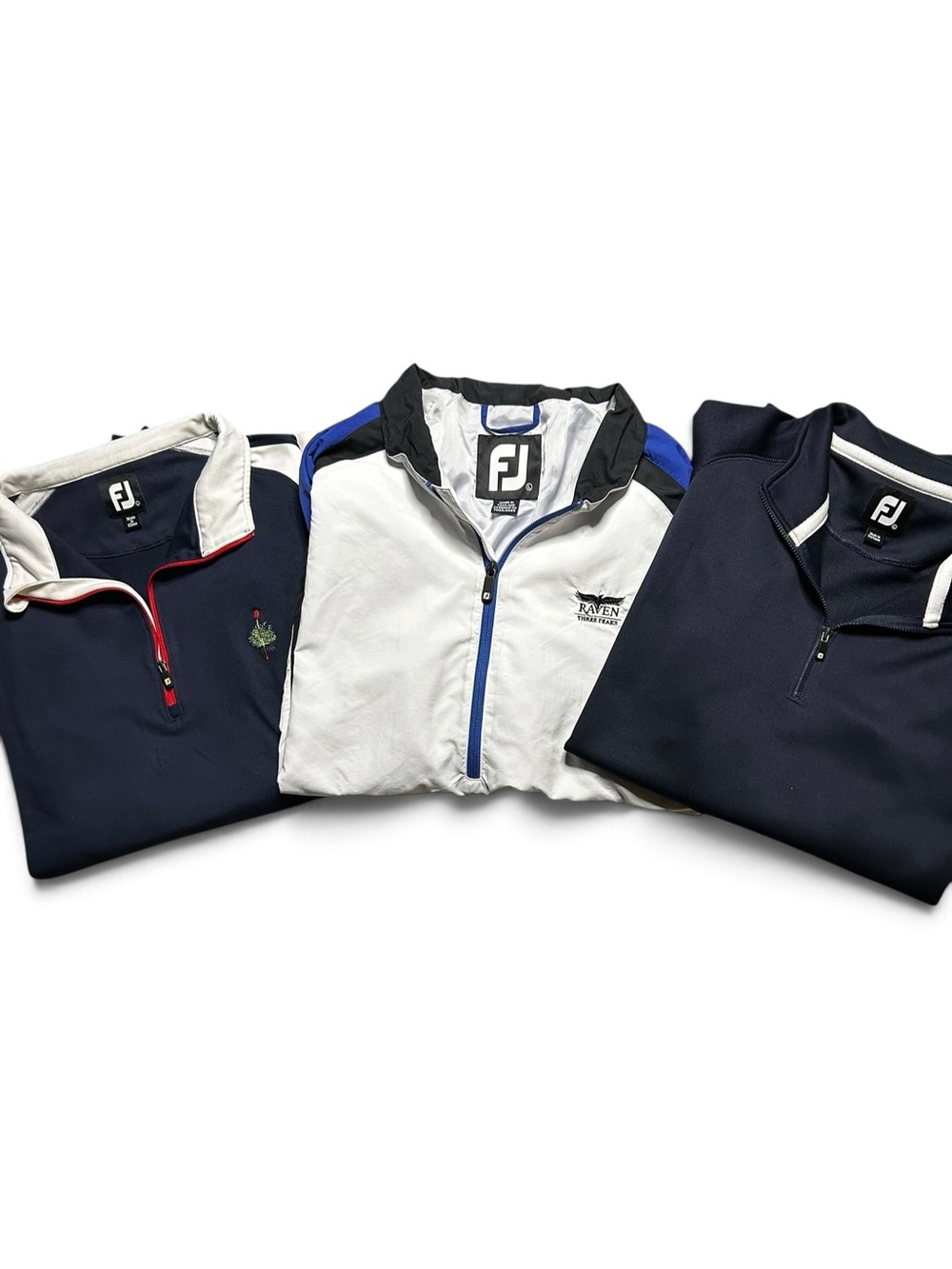 FootJoy Outerwear Lot of 3 Golf Pullover Windshirt Jacket Mens L